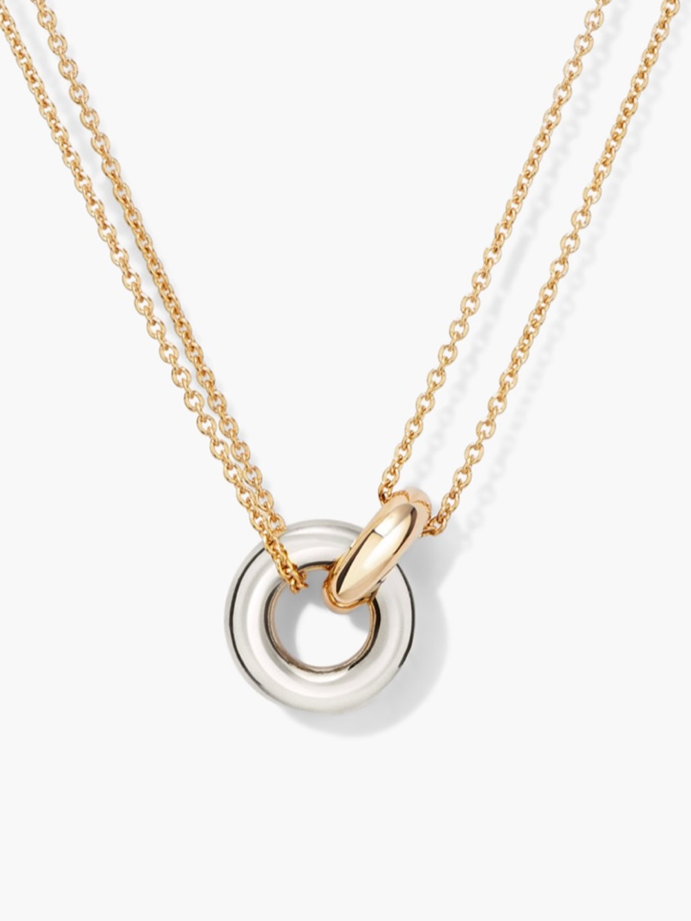 Linked Two Tone Necklace
